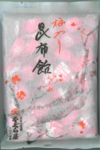 梅入り昆布飴表面